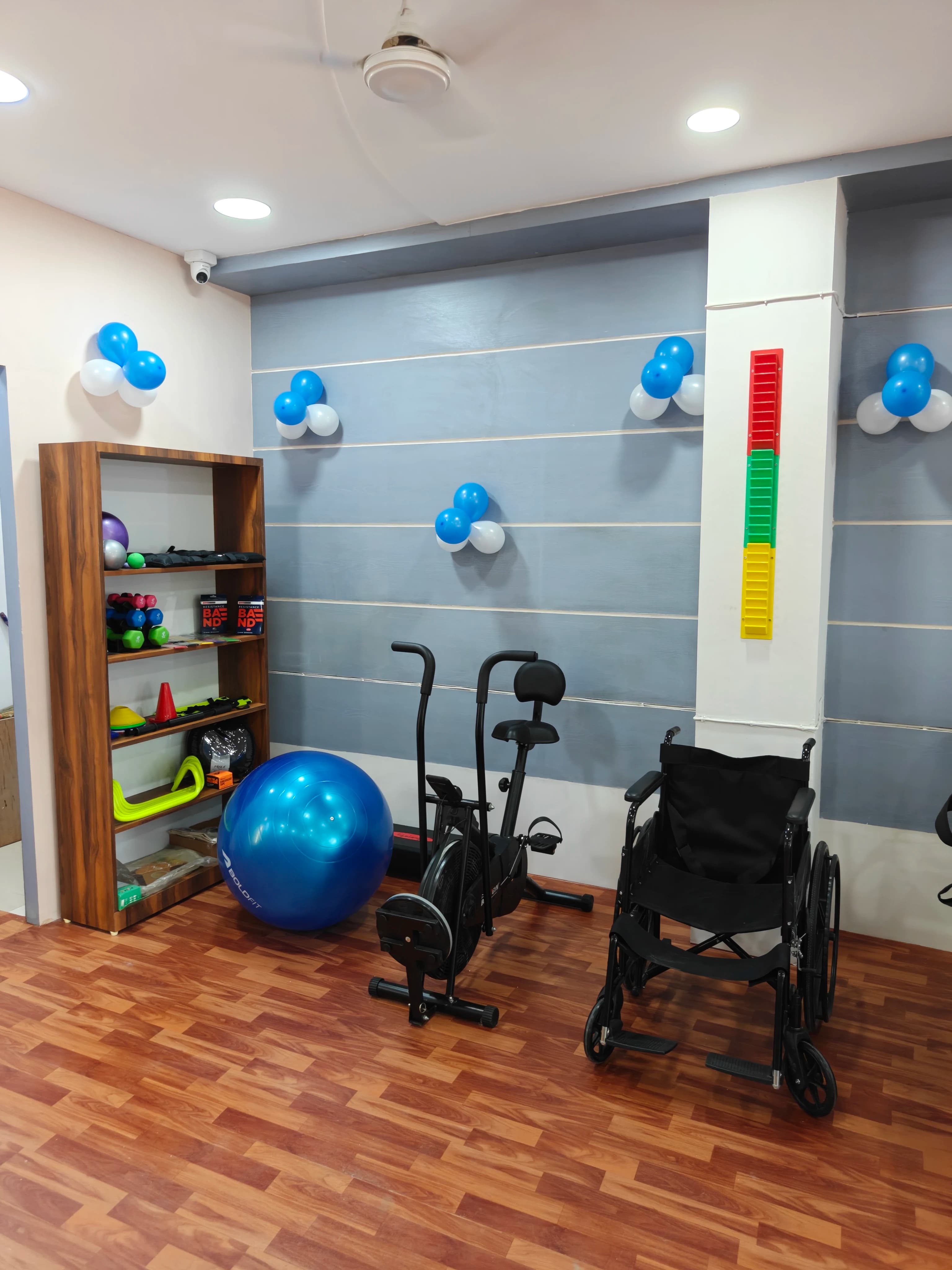 Electrotherapy and physiotherapy equipment at Dr. Preeti's Physio Care, Indore